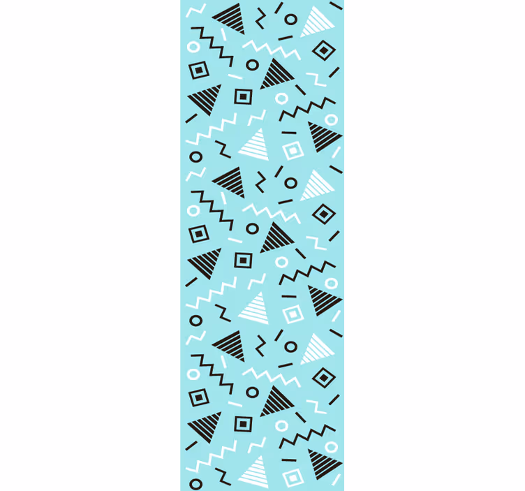 Tapete geometrische Muster lustiges modernes memphis - TenStickers