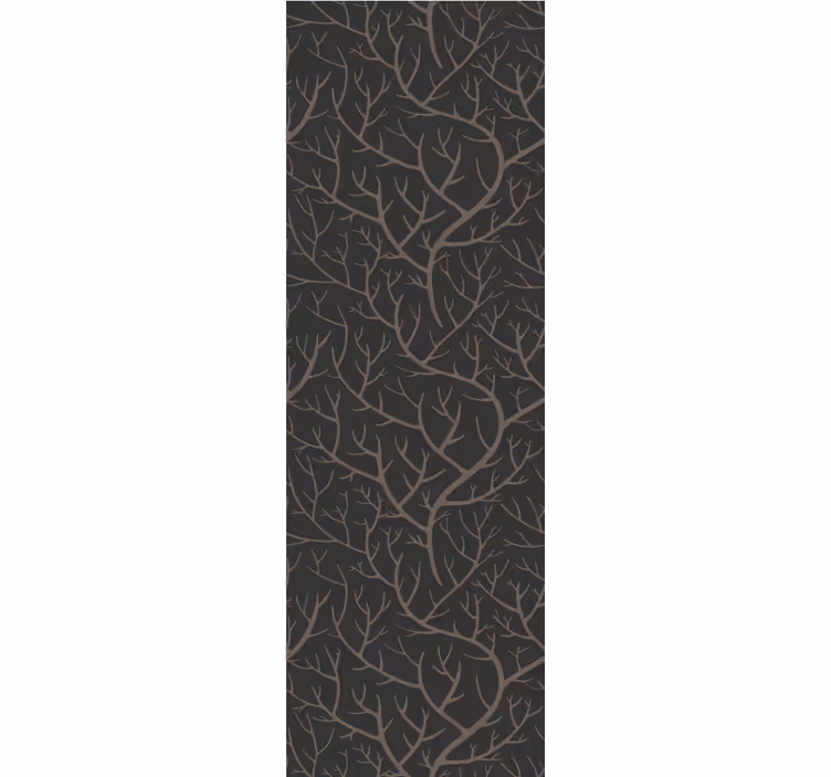 Tapete Baum verzweigtes graues design - TenStickers