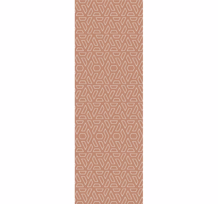 Tapete geometrische Muster abstraktes formmuster - TenStickers