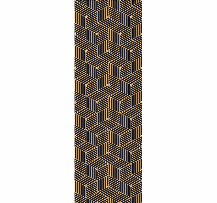 Tapete geometrische Muster mehrschichtiges musterdesign - TenStickers