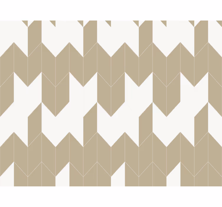 Tapete geometrische Muster chevron-form-design - TenStickers
