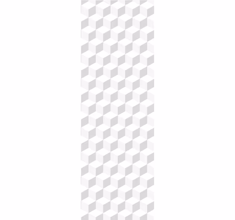 Tapete geometrische Muster kubische textur - TenStickers