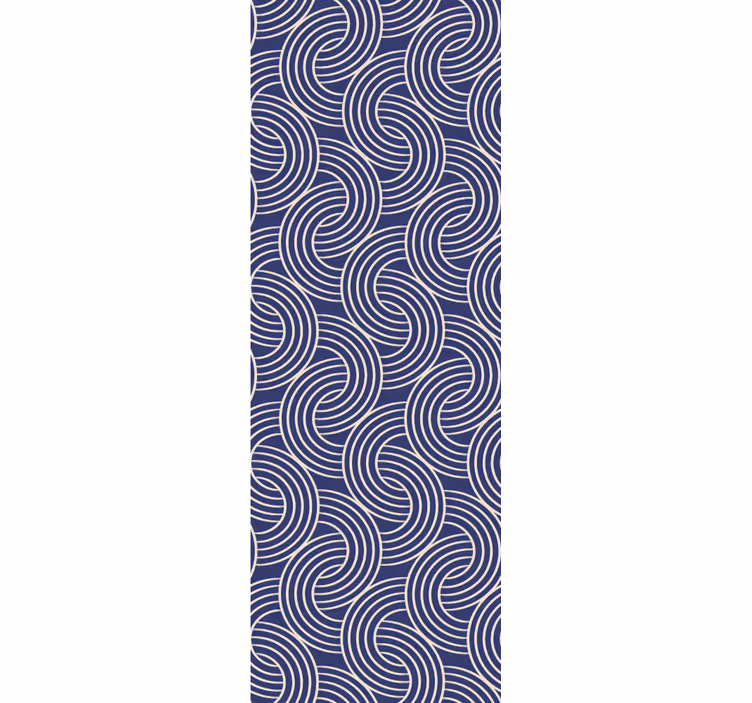 Tapete geometrische Muster elegante spiralwellen - TenStickers