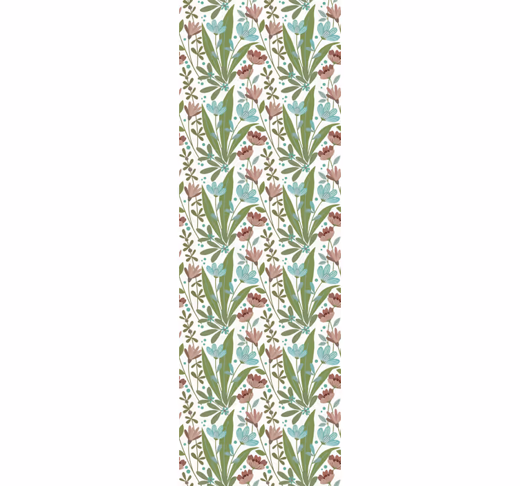 Blumentapete blumenblattarrangement - TenStickers