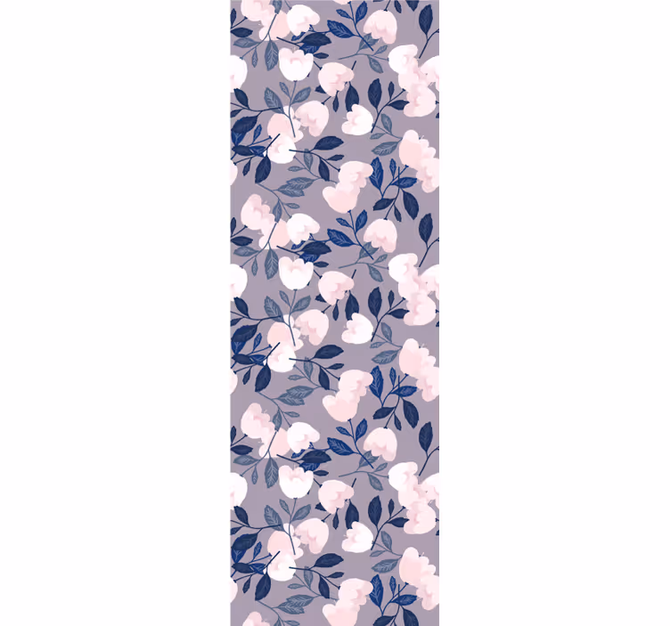 Tapete florale ornamente mit blütenmuster - TenStickers