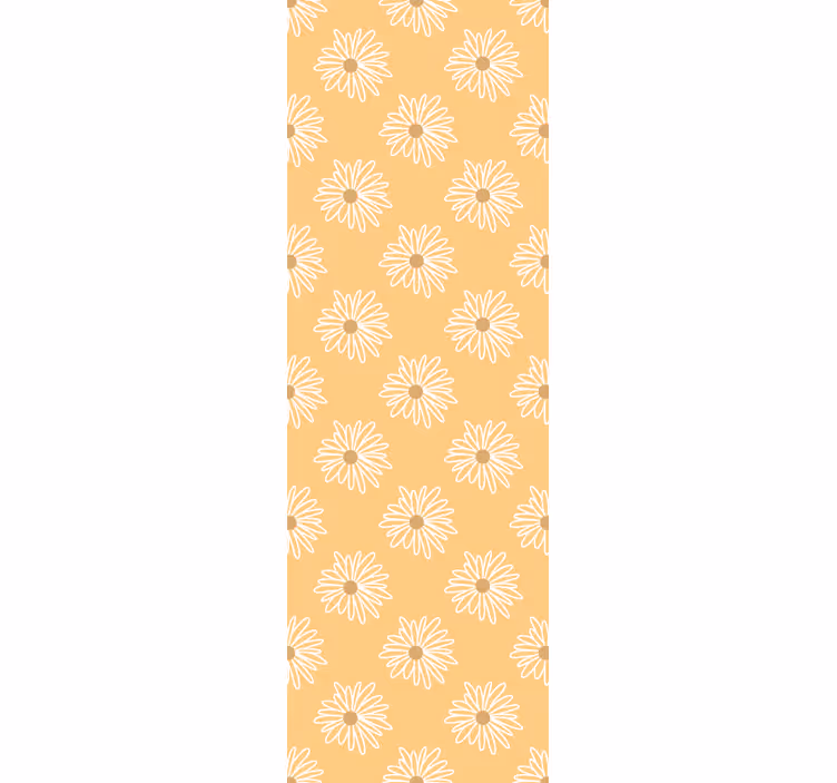 Blumentapete gelbe blumenpracht - TenStickers