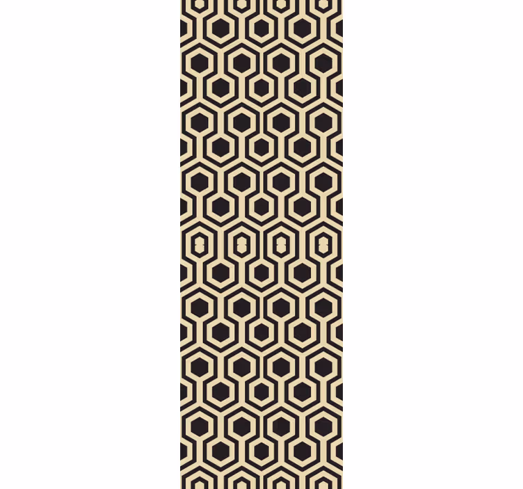 Tapete geometrische muster waben-hexagon-muster - TenStickers