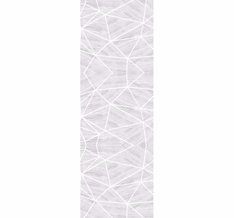 Tapete geometrische muster graue linien über kreuz - TenStickers