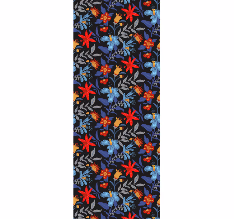 Blumentapete lebendige blumenpracht - TenStickers