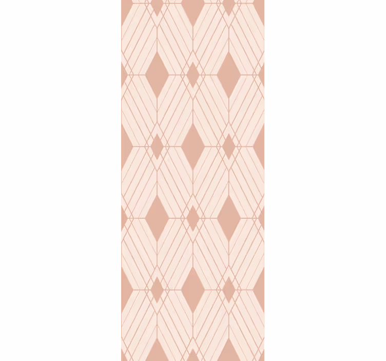 Tapete geometrische Muster pastell-deko-diamanten - TenStickers