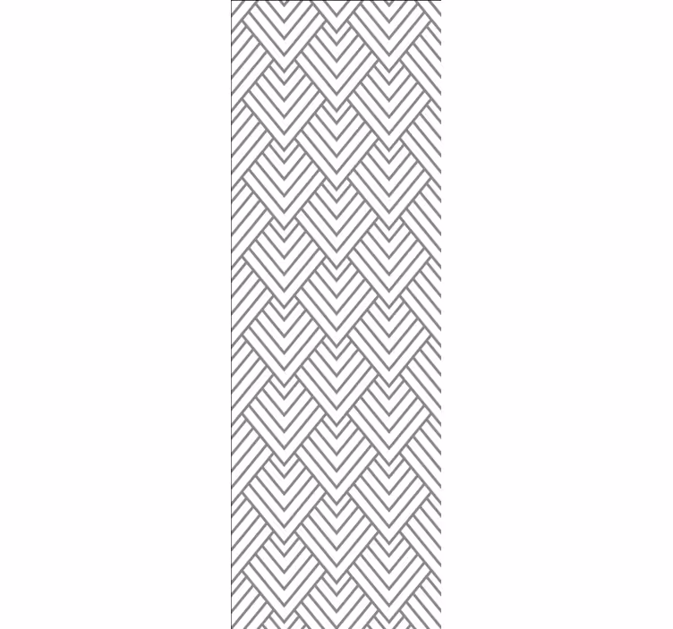 Tapete geometrische Muster chevron-linien - TenStickers