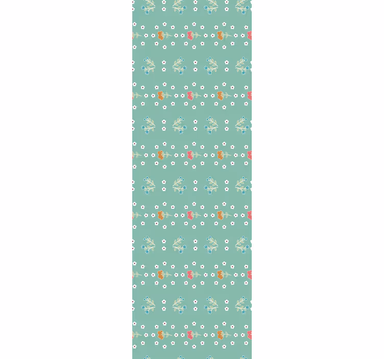 Blumentapete mit süßen floralen akzenten - TenStickers