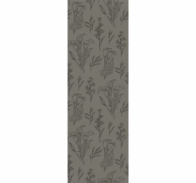 Blumentapete florale elemente - TenStickers