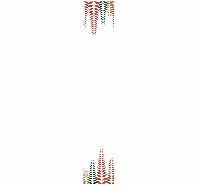Blumentapete elegante farnformen - TenStickers