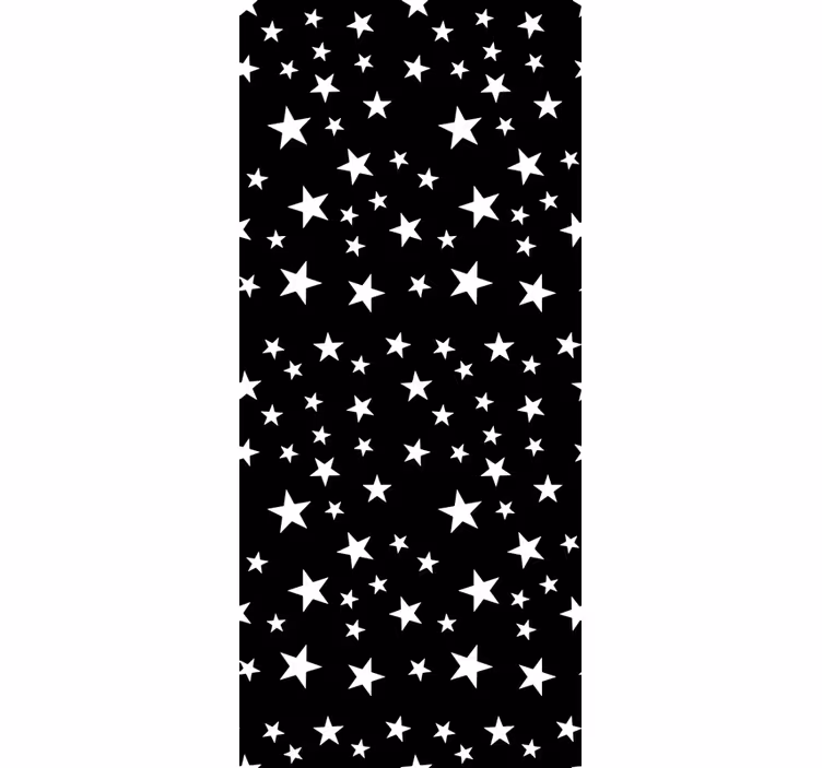 Tapete sternenhimmel in schwarz-weißer eleganz - TenStickers