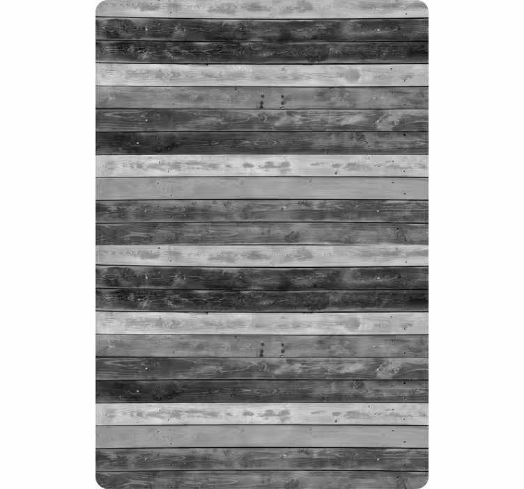 Ornament tapete rustikale graue holzplanken - TenStickers