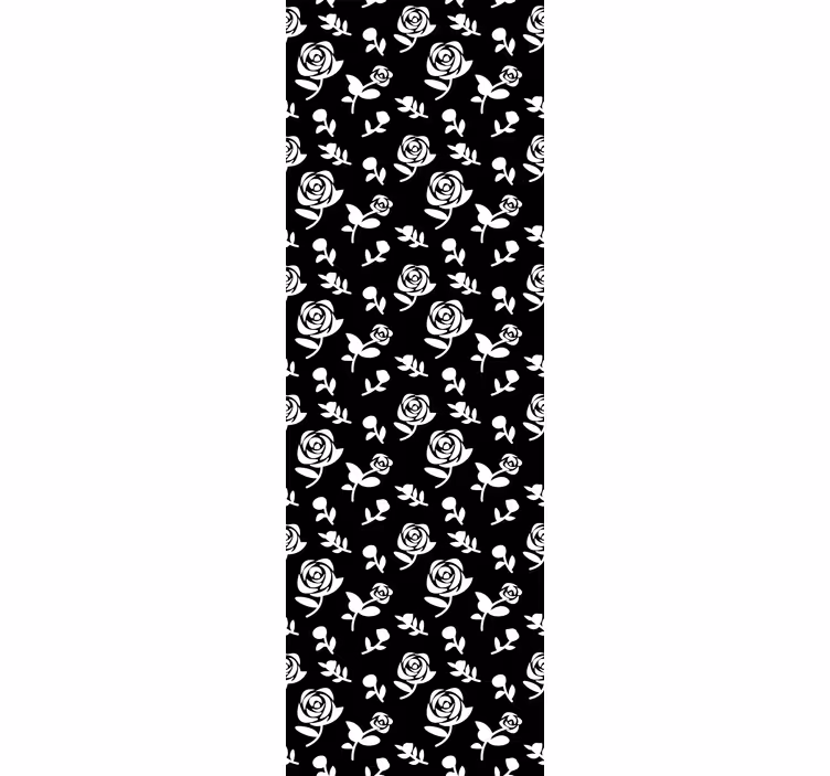 Ornament tapete florales einfarbiges muster - TenStickers