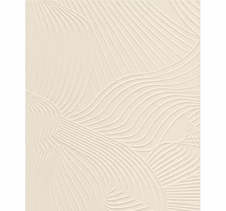Tapete wohnzimmer in creme wellenprägung - TenStickers