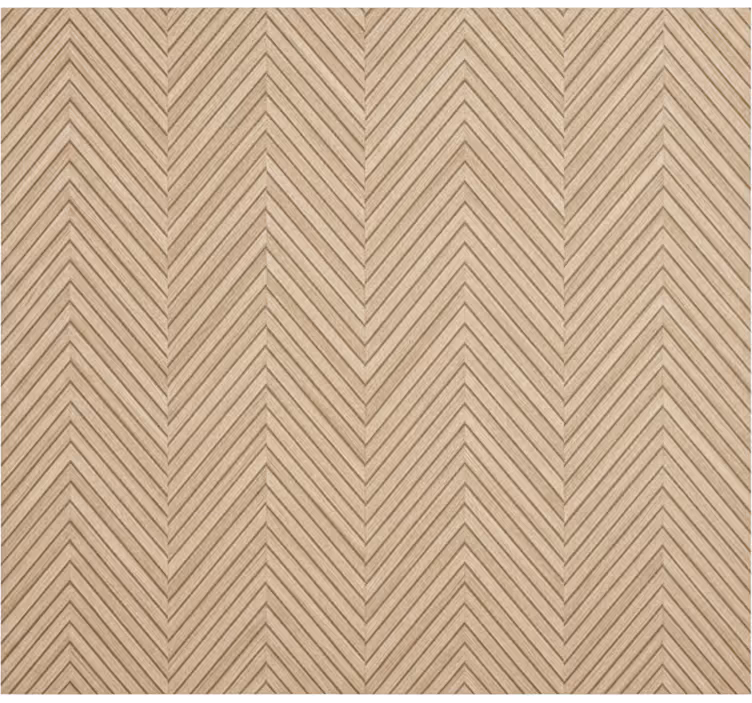 Tapete wohnzimmer mit holz-zickzack-textur - TenStickers