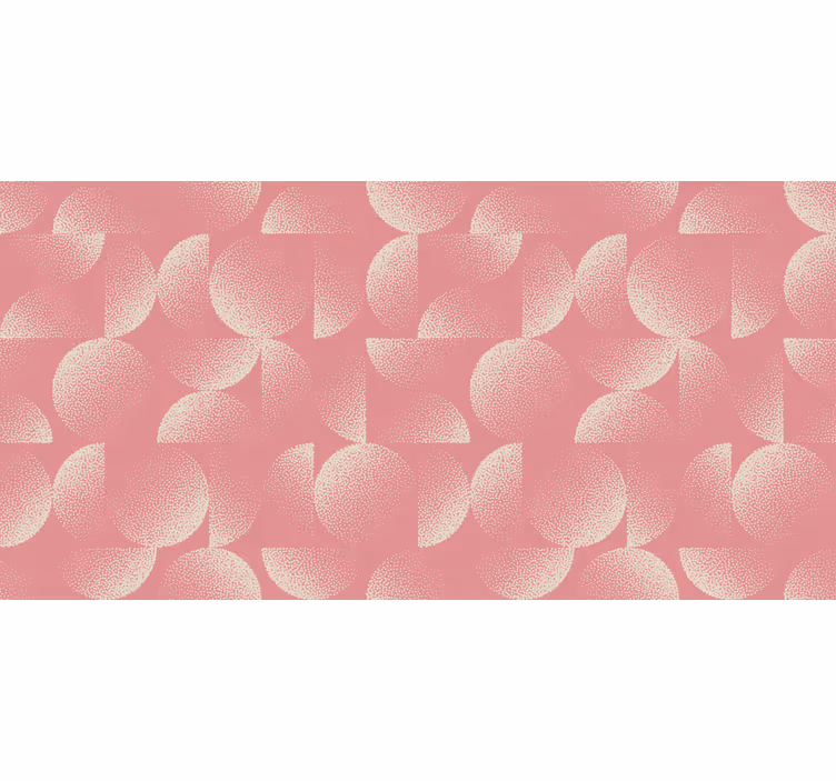Tapete schlafzimmer pastellhalbkreise - TenStickers