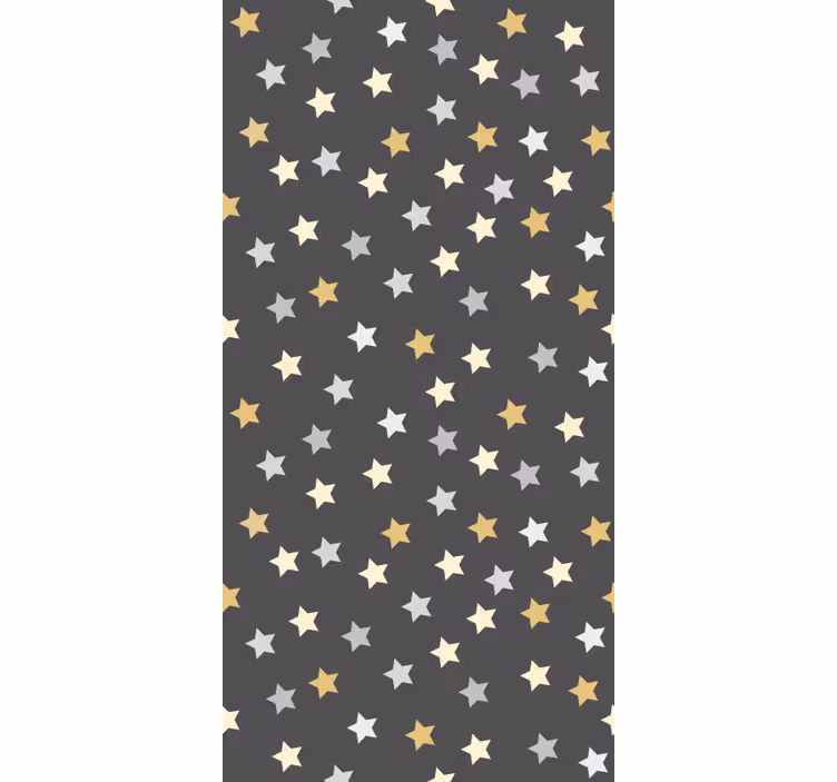 Tapete schlafzimmer mit goldenen sternen kallax - TenStickers