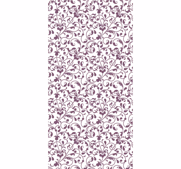Tapete wohnzimmer ornamentale blatt paisley - TenStickers