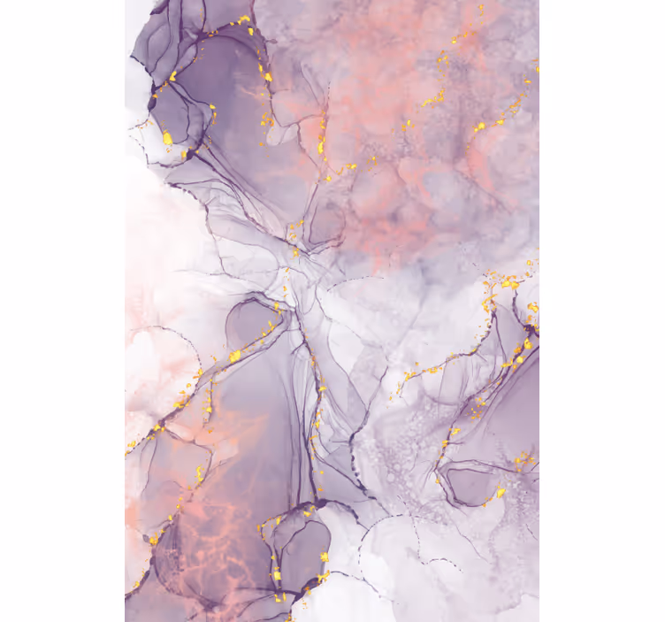 Ornament tapete mit marmoriertem abstraktem design - TenStickers