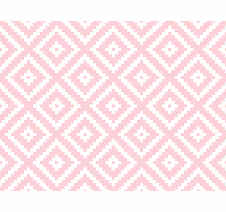 Muster tapete mit pinken quadratischen mustern - TenStickers
