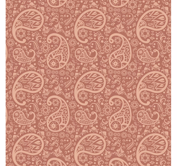 Tapete florale ornamente warmes paisleymuster - TenStickers