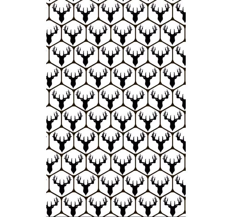 Tapete tiere geplotteter hirsch - TenStickers