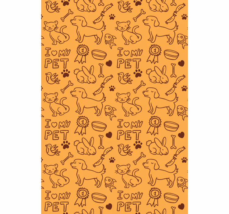Tapete tiere für meine haustiere - TenStickers