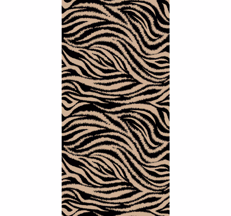Tapete tiere mit zebramuster - TenStickers