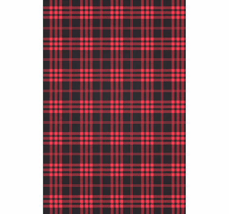 Weihnachtstapete im weihnachts-tartan-muster - TenStickers