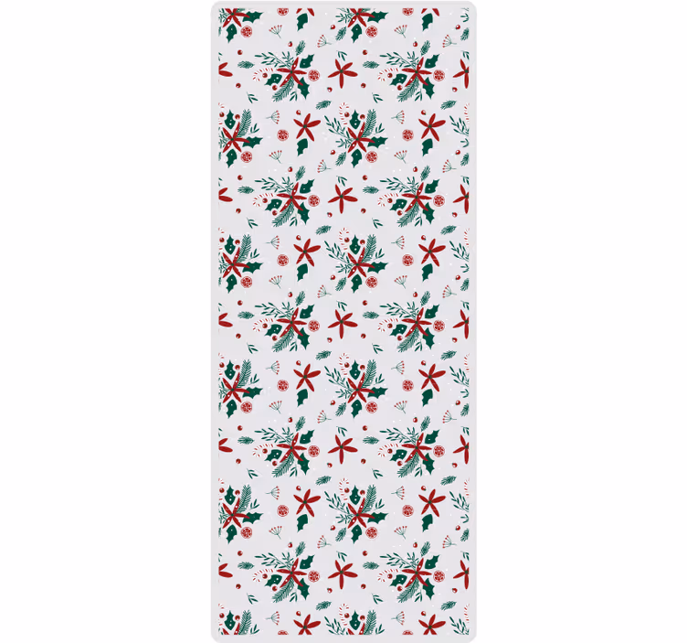 Weihnachtstapete mit schönem weihnachtsmuster - TenStickers