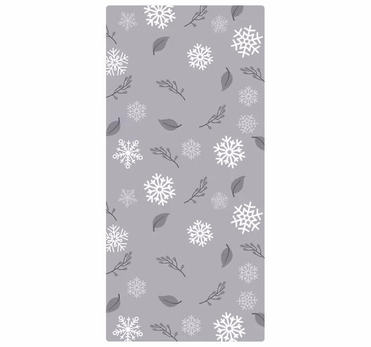 Weihnachtstapete mit saisonalem schneeflockenmotiv - TenStickers