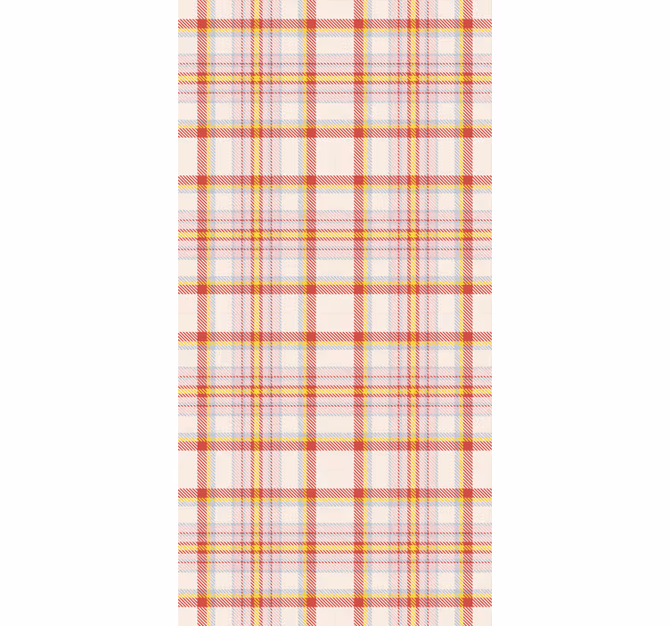 Tapete flur mit schottischem tartan-muster - TenStickers