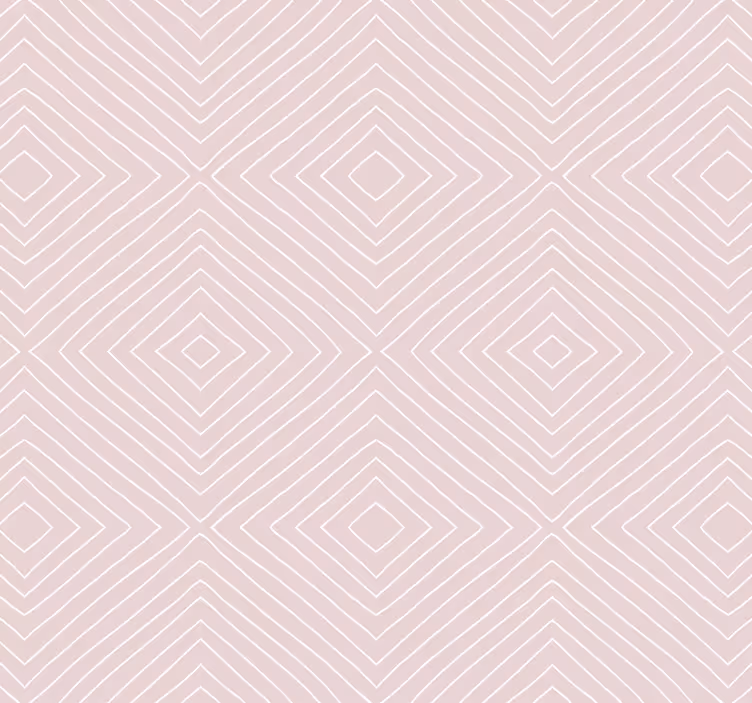 Tapete flur minimalistisches rosa quadratmuster - TenStickers