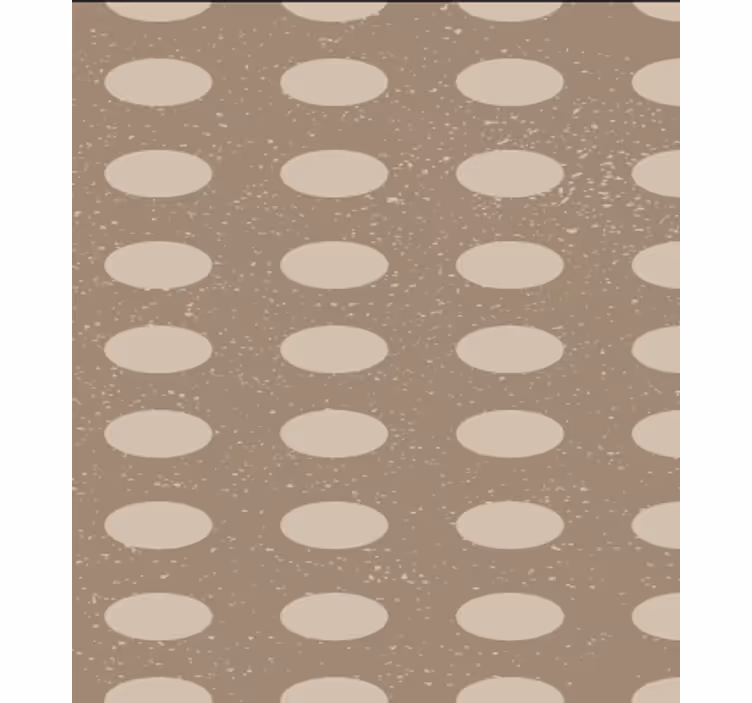 Tapete esszimmer geometrisches braunes kreismuster - TenStickers
