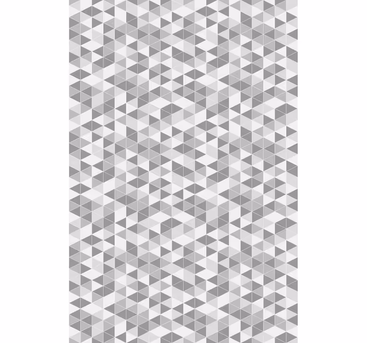 Tapete esszimmer mit geometrischem dreiecksdesign - TenStickers