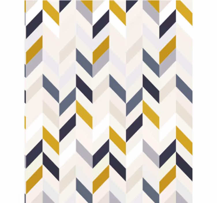 Tapete esszimmer mit chevron zickzack-muster - TenStickers