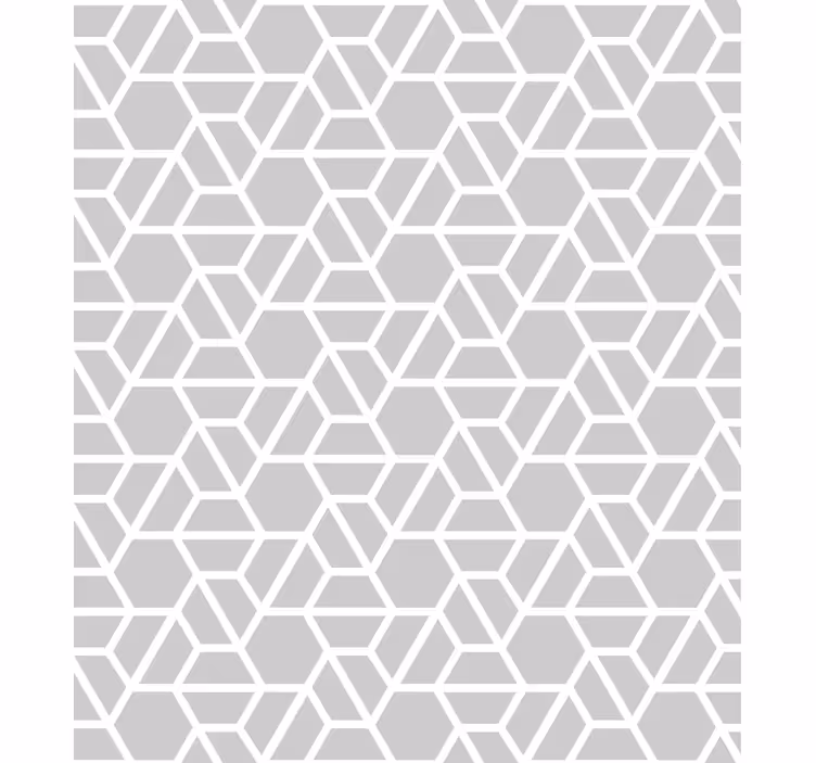 Tapete geometrische muster im gitterdesign - TenStickers