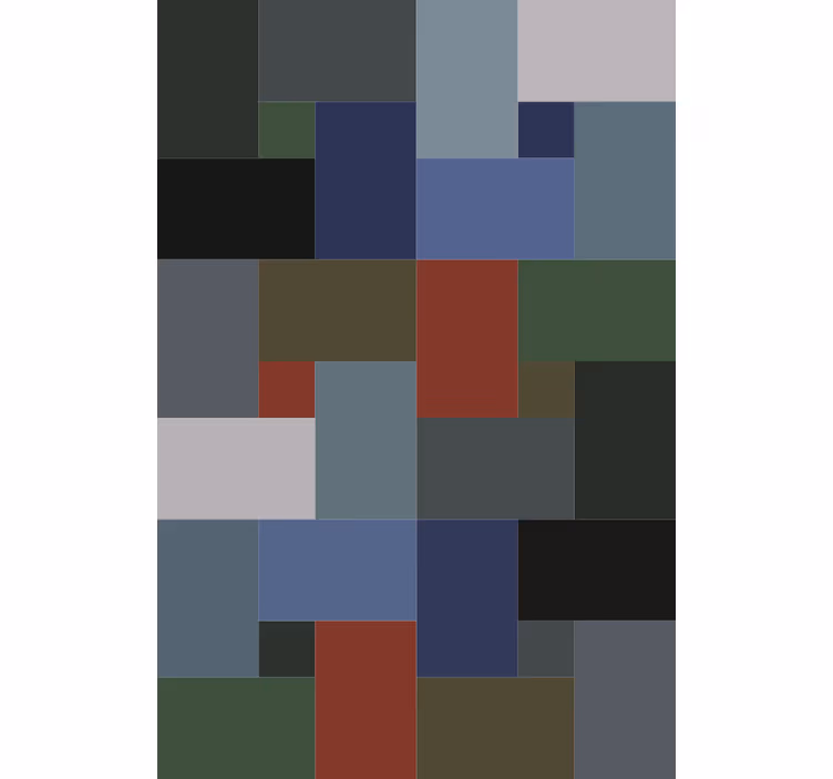 Tapete geometrische muster in geometrischen blöcken - TenStickers
