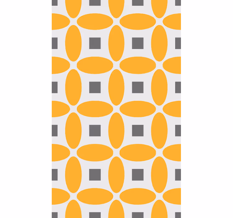 Tapete geometrische muster mit geometrischen kreisen - TenStickers
