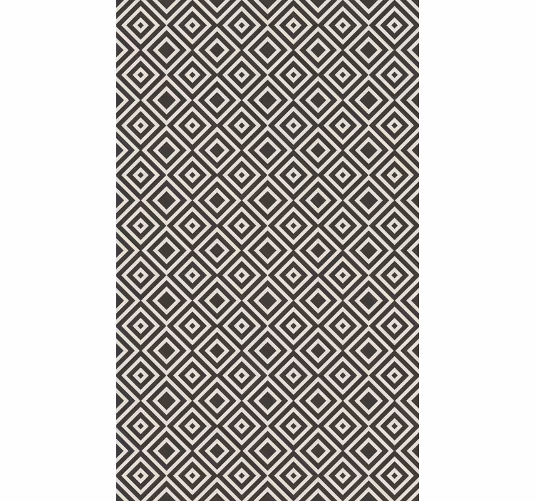 Tapete geometrische muster mit diamantmotiv - TenStickers