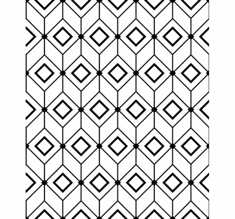 Tapete geometrische muster moderne diamantelemente - TenStickers