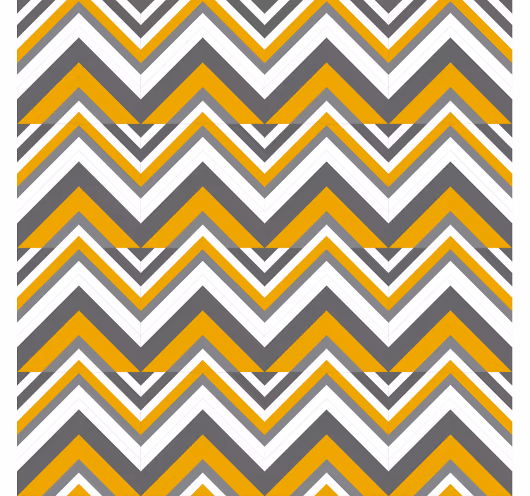 Tapete geometrische muster chevron streifenmotiv - TenStickers