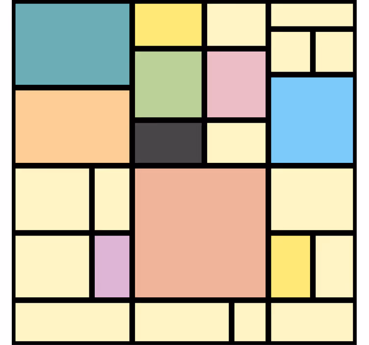 Tapete geometrische muster lebendige geometrie - TenStickers