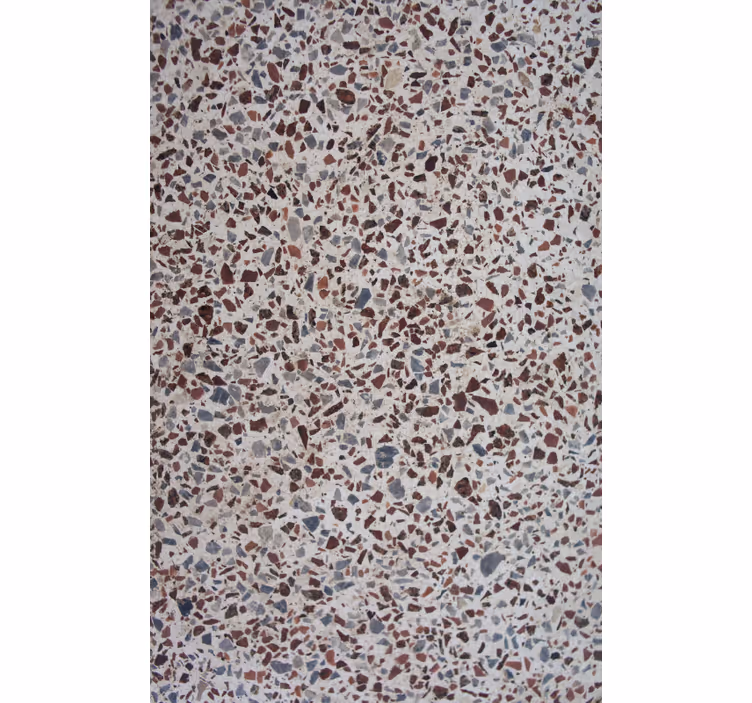 Tapete textur in grauer terrazzo-optik - TenStickers