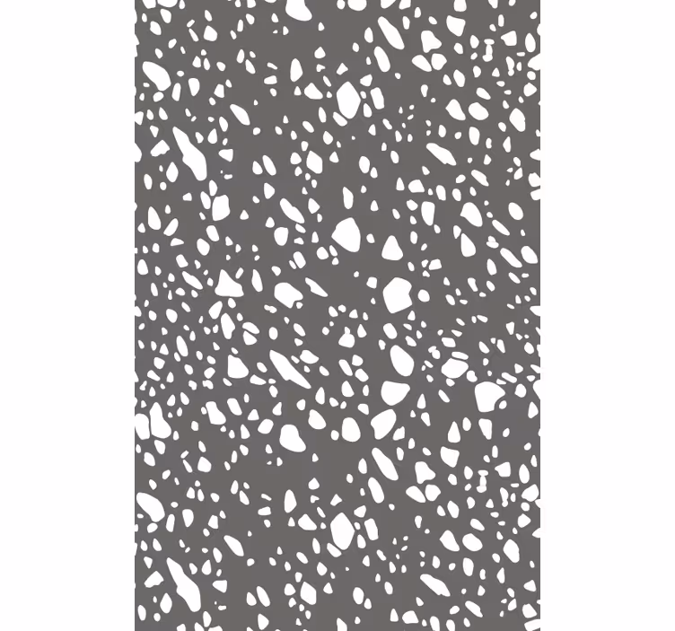 Tapete textur klassisches grau-weißes terrazzo - TenStickers