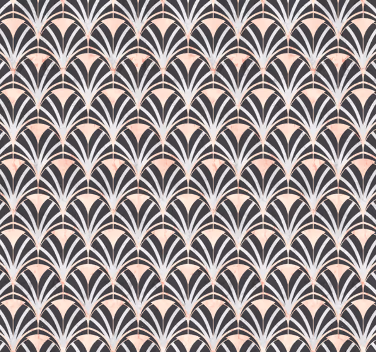 Fliesen tapete im art deco marmor-effekt muster - TenStickers